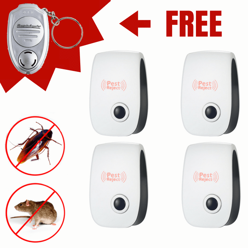 Electronic Ultrasonic Healthy Rechargeble Anti Mosquito Insect Pest Reject Mouse Repellent Repeller Practical Home EUUS Plug - Premium 0 from Eretailer365.com - Just $3.94! Shop now at Eretailer365.com