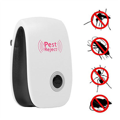 Electronic Ultrasonic Healthy Rechargeble Anti Mosquito Insect Pest Reject Mouse Repellent Repeller Practical Home EUUS Plug - Premium 0 from Eretailer365.com - Just $3.94! Shop now at Eretailer365.com