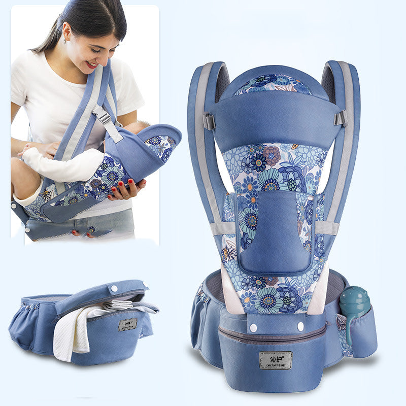 Ergonomic Baby Carrier Infant Baby Hipseat Carrier 3 In 1 Front Facing Ergonomic Kangaroo Baby Wrap Sling - Premium Toys & Hobbies from Eretailer365.com - Just $46.00! Shop now at Eretailer365.com