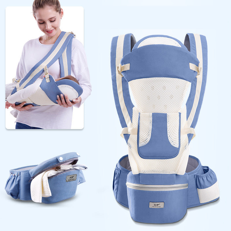 Ergonomic Baby Carrier Infant Baby Hipseat Carrier 3 In 1 Front Facing Ergonomic Kangaroo Baby Wrap Sling - Premium Toys & Hobbies from Eretailer365.com - Just $46.00! Shop now at Eretailer365.com