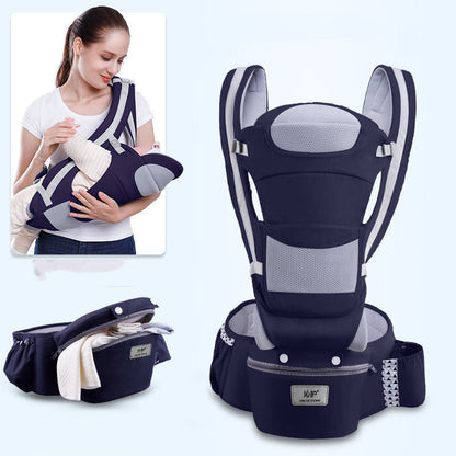 Ergonomic Baby Carrier Infant Baby Hipseat Carrier 3 In 1 Front Facing Ergonomic Kangaroo Baby Wrap Sling - Premium Toys & Hobbies from Eretailer365.com - Just $46.00! Shop now at Eretailer365.com