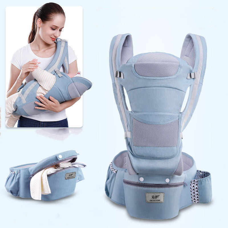 Ergonomic Baby Carrier Infant Baby Hipseat Carrier 3 In 1 Front Facing Ergonomic Kangaroo Baby Wrap Sling - Premium Toys & Hobbies from Eretailer365.com - Just $46.00! Shop now at Eretailer365.com