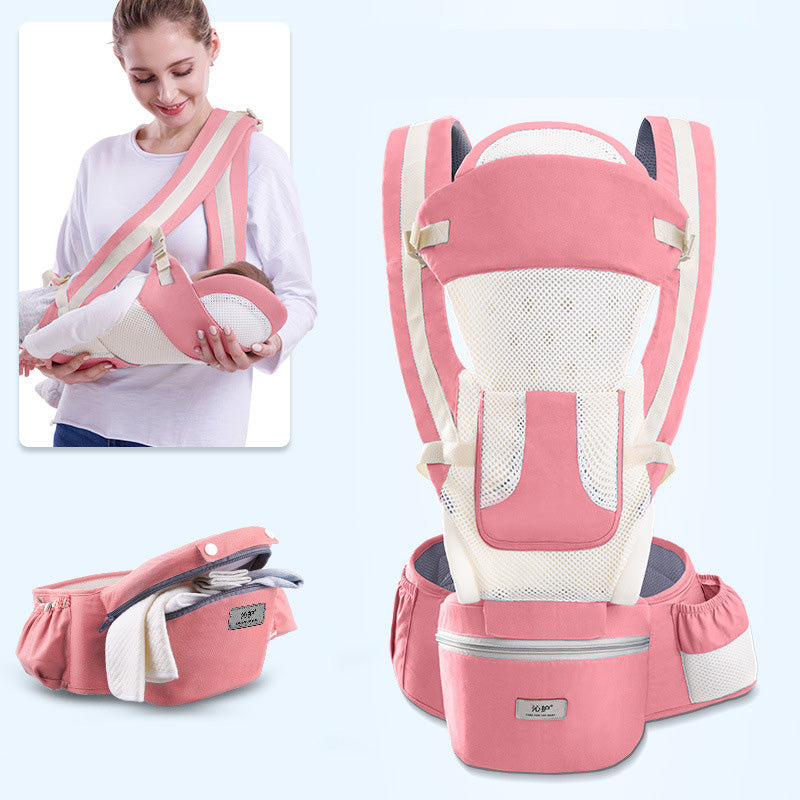 Ergonomic Baby Carrier Infant Baby Hipseat Carrier 3 In 1 Front Facing Ergonomic Kangaroo Baby Wrap Sling - Premium Toys & Hobbies from Eretailer365.com - Just $46.00! Shop now at Eretailer365.com