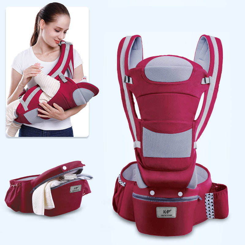 Ergonomic Baby Carrier Infant Baby Hipseat Carrier 3 In 1 Front Facing Ergonomic Kangaroo Baby Wrap Sling - Premium Toys & Hobbies from Eretailer365.com - Just $46.00! Shop now at Eretailer365.com