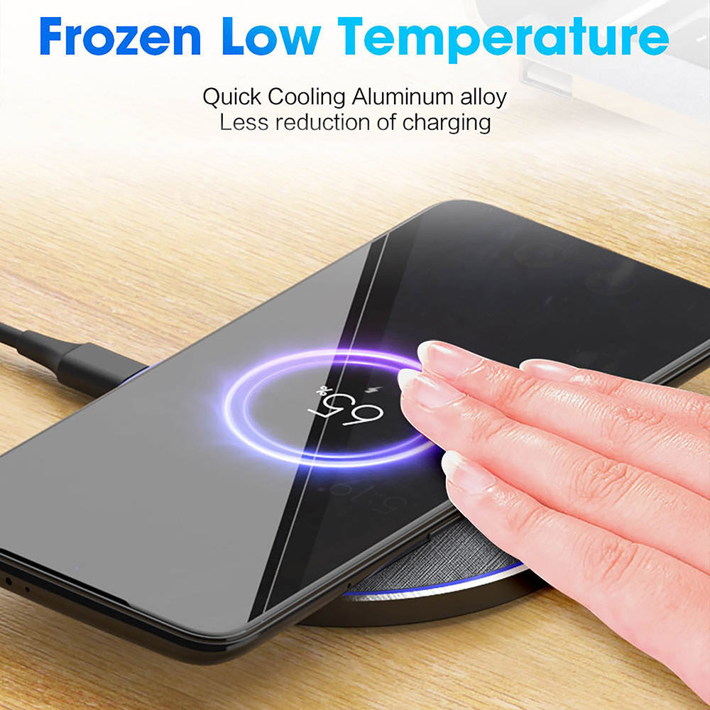 Fabric Disc Wireless Charger 20W Fast Charge - Premium Toys & Hobbies from Eretailer365.com - Just $25.08! Shop now at Eretailer365.com