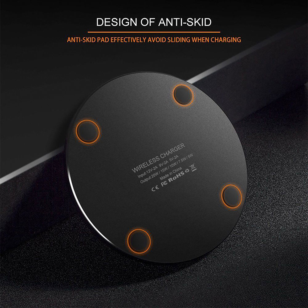 Fabric Disc Wireless Charger 20W Fast Charge - Premium Toys & Hobbies from Eretailer365.com - Just $25.08! Shop now at Eretailer365.com