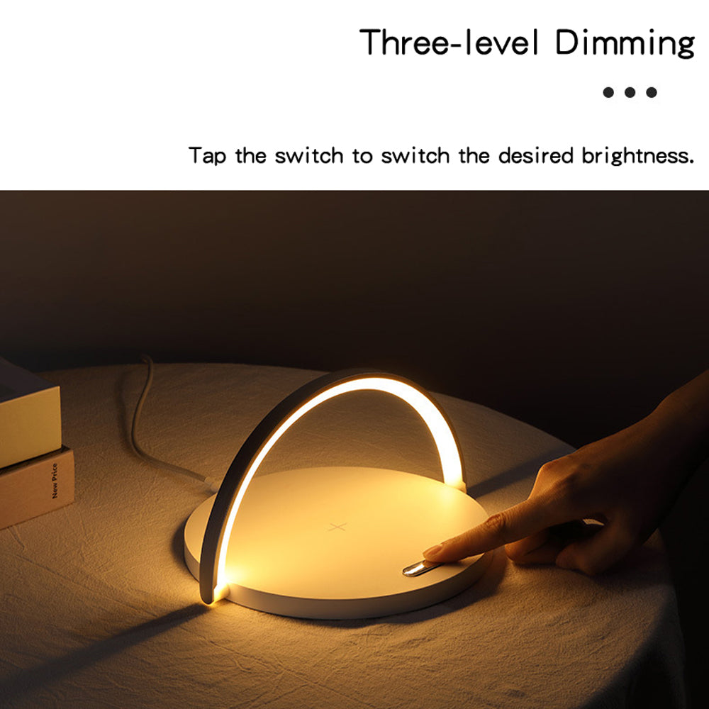 Fast Qi Wireless Charger Table Lamp - Premium Consumer Electronics from Eretailer365.com - Just $19.11! Shop now at Eretailer365.com