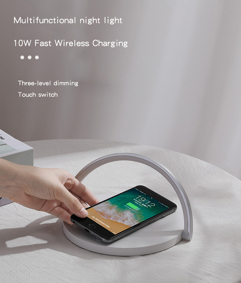 Fast Qi Wireless Charger Table Lamp - Premium Consumer Electronics from Eretailer365.com - Just $19.11! Shop now at Eretailer365.com