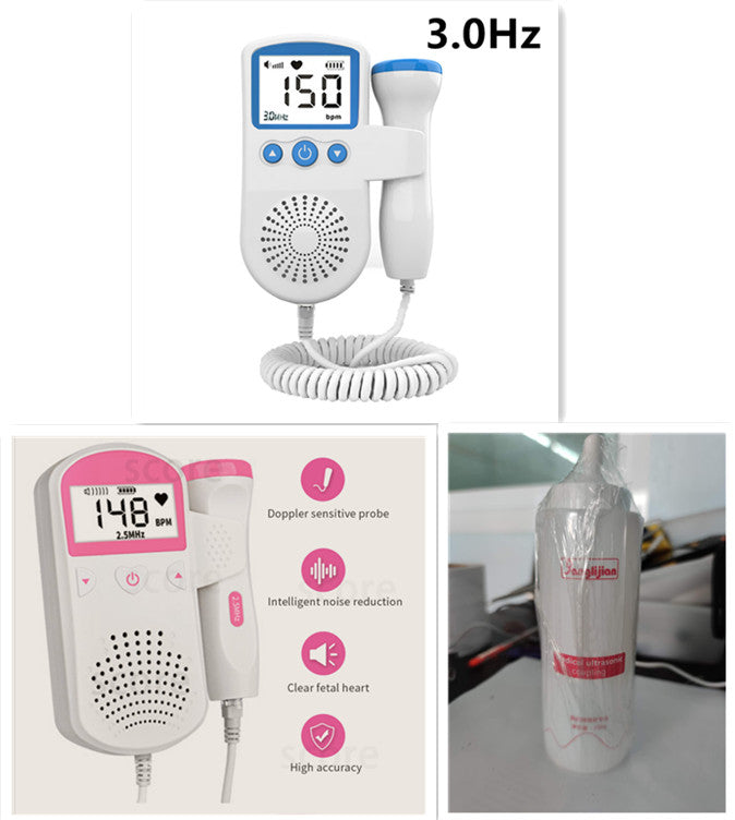 Fetal Heart Rate Monitor Home Pregnancy Baby Fetal Sound Heart Rate Detector - Premium Toys & Hobbies from Eretailer365.com - Just $4.20! Shop now at Eretailer365.com