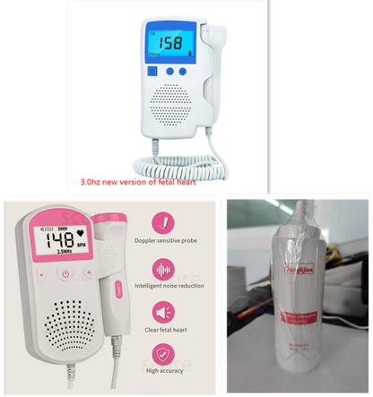 Fetal Heart Rate Monitor Home Pregnancy Baby Fetal Sound Heart Rate Detector - Premium Toys & Hobbies from Eretailer365.com - Just $4.20! Shop now at Eretailer365.com