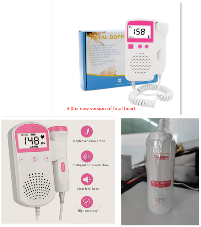 Fetal Heart Rate Monitor Home Pregnancy Baby Fetal Sound Heart Rate Detector - Premium Toys & Hobbies from Eretailer365.com - Just $4.20! Shop now at Eretailer365.com