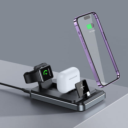 Flat Folding Three In One Wireless Charger - Premium Phones & Accessories from Eretailer365.com - Just $23.64! Shop now at Eretailer365.com