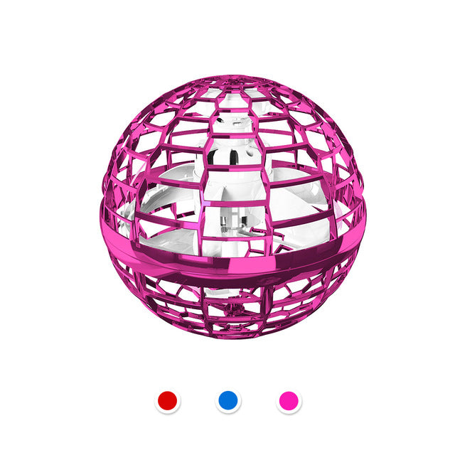 Flynova Pro Flying Ball Spinner Toy  Hand Controlled Drone Helicopter 360 Rotating Mini UFO With Light Kids Gifts - Premium Toys & Hobbies from Eretailer365.com - Just $4.90! Shop now at Eretailer365.com