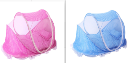 Foldable  Baby Bed Net With Pillow Net 2pieces Set - Premium Toys & Hobbies from Eretailer365.com - Just $21.04! Shop now at Eretailer365.com