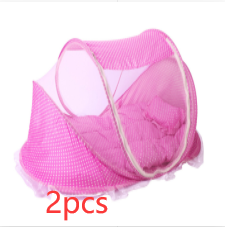 Foldable  Baby Bed Net With Pillow Net 2pieces Set - Premium Toys & Hobbies from Eretailer365.com - Just $21.04! Shop now at Eretailer365.com