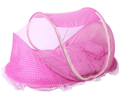 Foldable  Baby Bed Net With Pillow Net 2pieces Set - Premium Toys & Hobbies from Eretailer365.com - Just $21.04! Shop now at Eretailer365.com