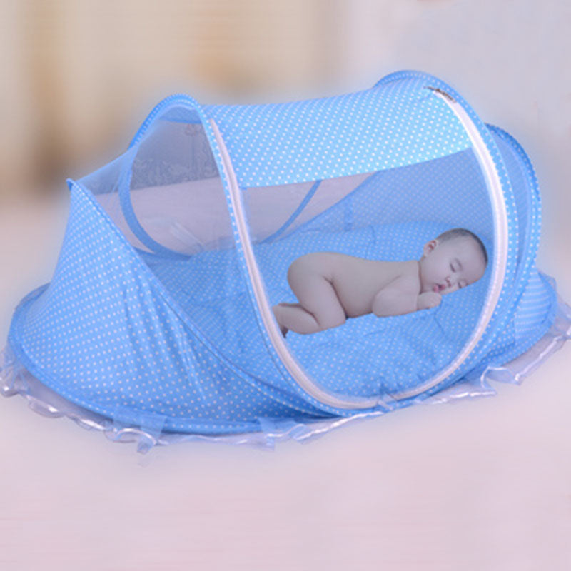 Foldable  Baby Bed Net With Pillow Net 2pieces Set - Premium Toys & Hobbies from Eretailer365.com - Just $21.04! Shop now at Eretailer365.com