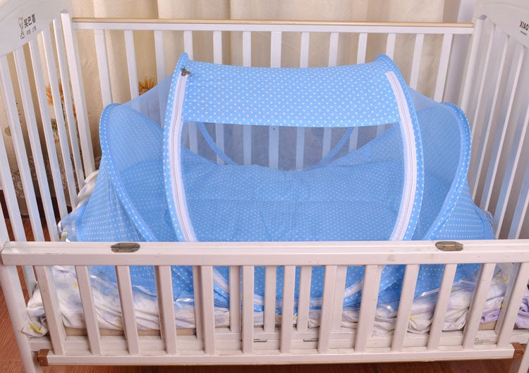 Foldable  Baby Bed Net With Pillow Net 2pieces Set - Premium Toys & Hobbies from Eretailer365.com - Just $21.04! Shop now at Eretailer365.com