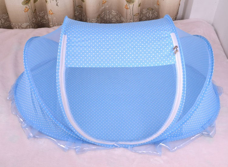 Foldable  Baby Bed Net With Pillow Net 2pieces Set - Premium Toys & Hobbies from Eretailer365.com - Just $21.04! Shop now at Eretailer365.com