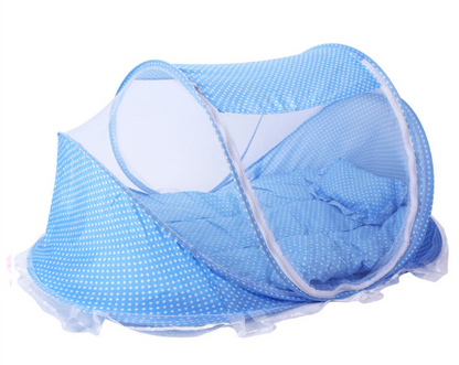 Foldable  Baby Bed Net With Pillow Net 2pieces Set - Premium Toys & Hobbies from Eretailer365.com - Just $21.04! Shop now at Eretailer365.com