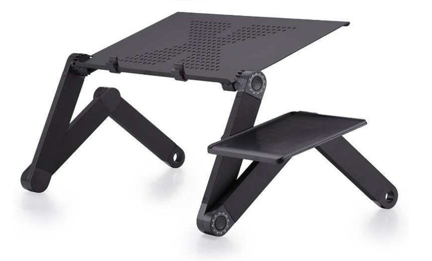 Folding Desk Retractable Adjustable Study Desk In Bed Aluminum Alloy Notebook Computer Bracket Lazy Desk - Premium Computer & office from Eretailer365.com - Just $32.00! Shop now at Eretailer365.com