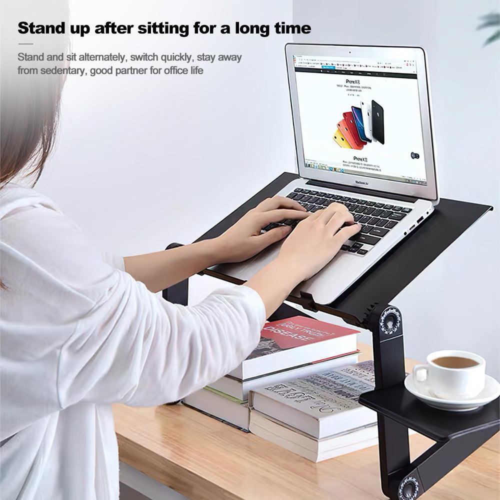 Folding Desk Retractable Adjustable Study Desk In Bed Aluminum Alloy Notebook Computer Bracket Lazy Desk - Premium Computer & office from Eretailer365.com - Just $32.00! Shop now at Eretailer365.com