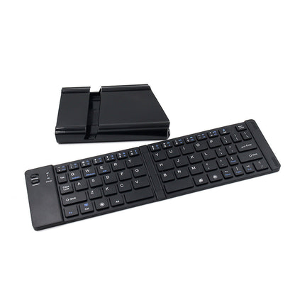 Folding Metal Bluetooth Foldable Keyboard Mini Bluetooth Wireless - Premium Consumer Electronics from Eretailer365.com - Just $35.92! Shop now at Eretailer365.com