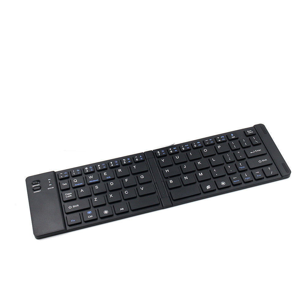 Folding Metal Bluetooth Foldable Keyboard Mini Bluetooth Wireless - Premium Consumer Electronics from Eretailer365.com - Just $35.92! Shop now at Eretailer365.com