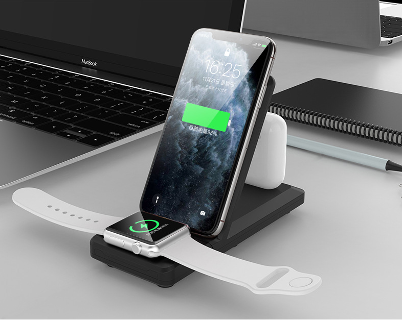 Folding three-in-one multifunctional wireless charger - Premium Toys & Hobbies from Eretailer365.com - Just $45.32! Shop now at Eretailer365.com