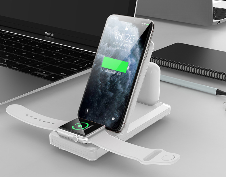 Folding three-in-one multifunctional wireless charger - Premium Toys & Hobbies from Eretailer365.com - Just $45.32! Shop now at Eretailer365.com