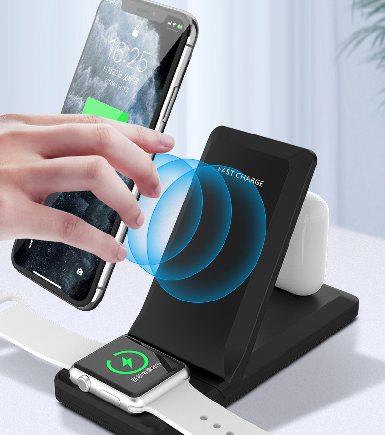 Folding three-in-one multifunctional wireless charger - Premium Toys & Hobbies from Eretailer365.com - Just $45.32! Shop now at Eretailer365.com