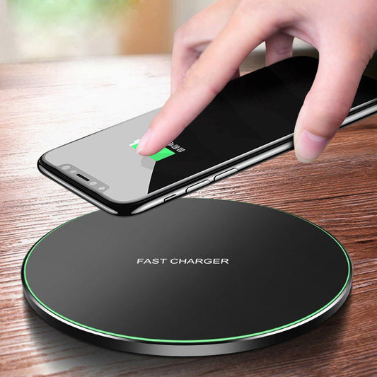 Frosted Wireless Charger 10W Mirror - Premium Toys & Hobbies from Eretailer365.com - Just $9.60! Shop now at Eretailer365.com