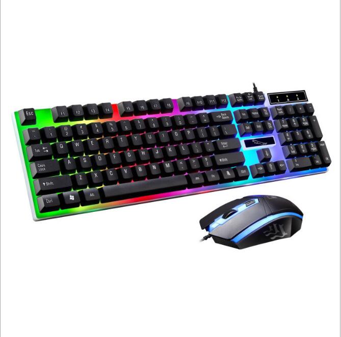 G21 Wired U U Mouse And Keyboard Set Suspended Lighting Mechanical Feel Game Mouse And Keyboard Set - Premium Computer & office from Eretailer365.com - Just $17.60! Shop now at Eretailer365.com