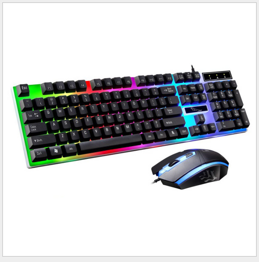 G21 Wired U U Mouse And Keyboard Set Suspended Lighting Mechanical Feel Game Mouse And Keyboard Set - Premium Computer & office from Eretailer365.com - Just $17.60! Shop now at Eretailer365.com