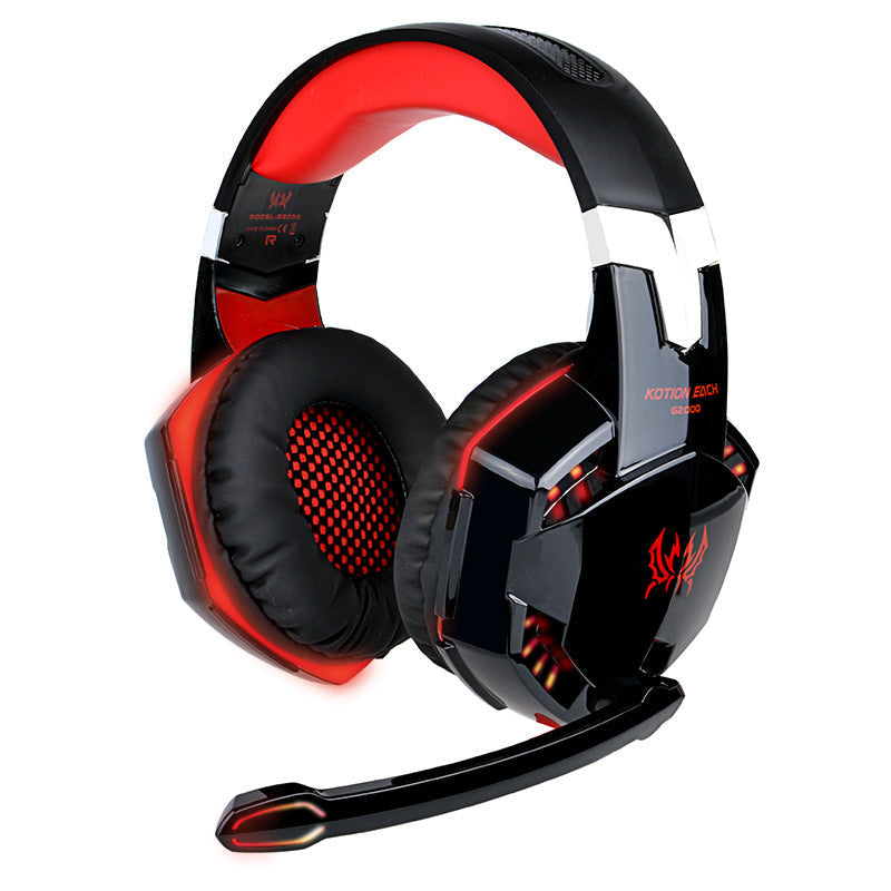 G9000 Headphones Gaming Headset with Microphone 3.5+USB Single Hole Headset for PS4 - Premium 0 from Eretailer365.com - Just $34.41! Shop now at Eretailer365.com