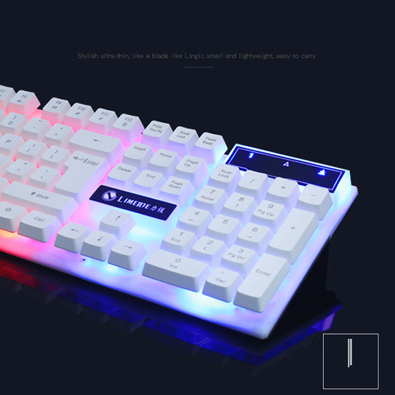 GTX300 Gaming CF LOL Gaming Keyboard Mouse Glowing Set - Premium 0 from Eretailer365.com - Just $14.58! Shop now at Eretailer365.com