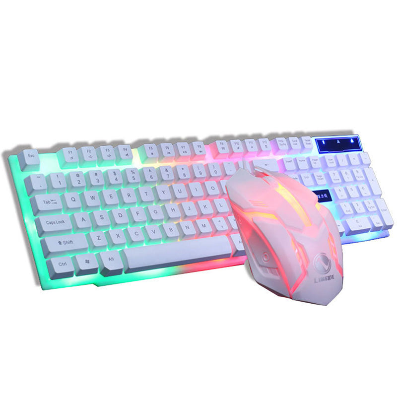 GTX300 Gaming CF LOL Gaming Keyboard Mouse Glowing Set - Premium 0 from Eretailer365.com - Just $14.58! Shop now at Eretailer365.com