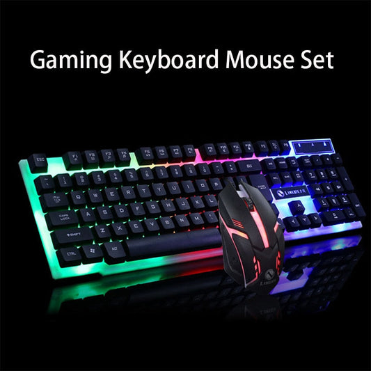 GTX300 Gaming CF LOL Gaming Keyboard Mouse Glowing Set - Premium 0 from Eretailer365.com - Just $14.58! Shop now at Eretailer365.com