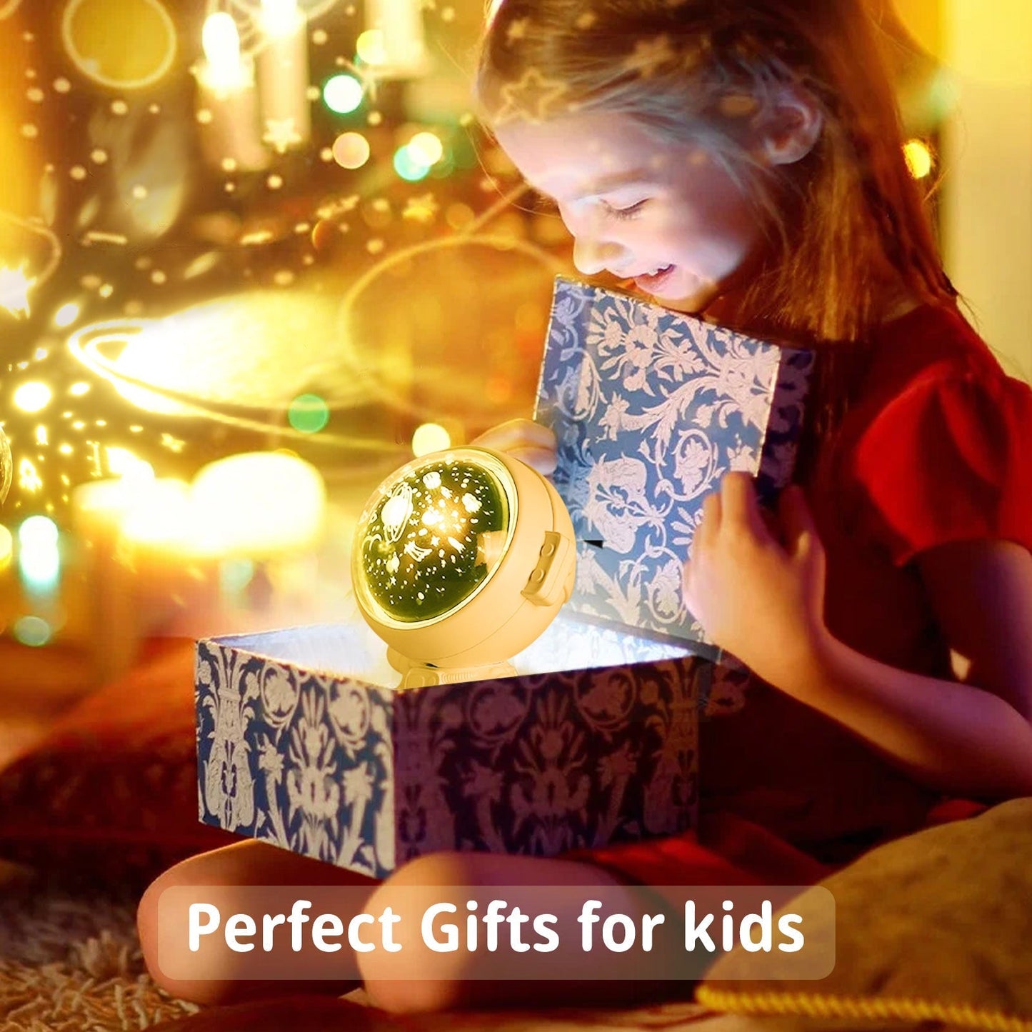 Galaxy Star Projector Starry Sky Night Light Astronaut Lamp Room Decr Gift Child Kids Baby Christmas Spaceman Projection - Premium 0 from Eretailer365.com - Just $19.35! Shop now at Eretailer365.com