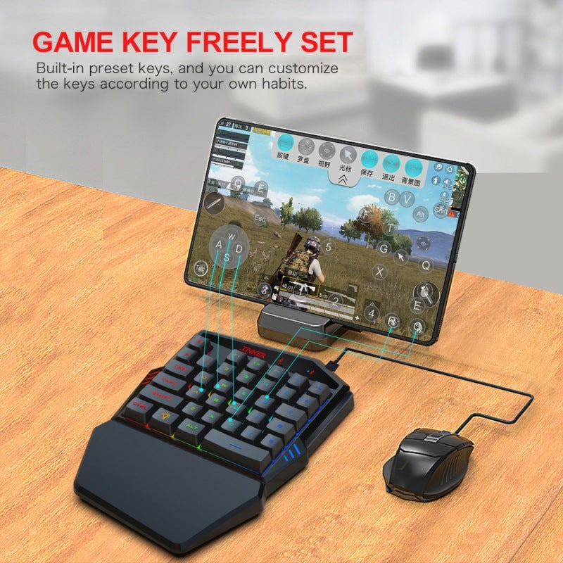 Gaming Keyboard Throne One Mouse Set - Premium 0 from Eretailer365.com - Just $46.68! Shop now at Eretailer365.com