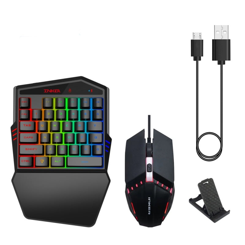 Gaming Keyboard Throne One Mouse Set - Premium 0 from Eretailer365.com - Just $46.68! Shop now at Eretailer365.com