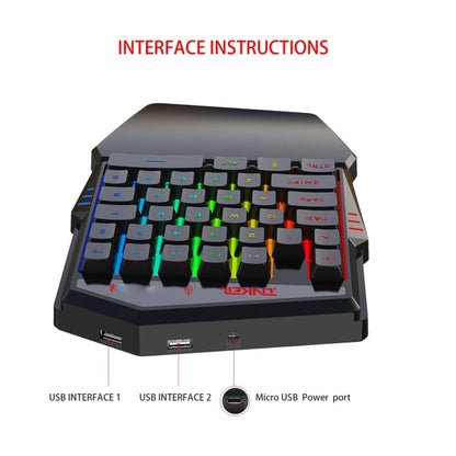 Gaming Keyboard Throne One Mouse Set - Premium 0 from Eretailer365.com - Just $46.68! Shop now at Eretailer365.com