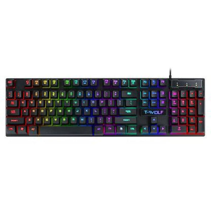 Gaming Usb Luminous Wired Keyboard Floating Manipulator - Premium Computer & office from Eretailer365.com - Just $17.65! Shop now at Eretailer365.com