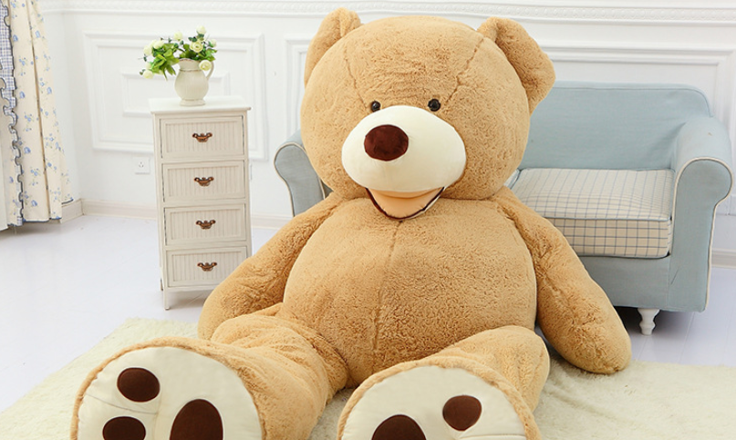 Giant Teddy Bear Plush Toy Huge  Soft Toys  Leather Shell - Premium Toys & Hobbies from Eretailer365.com - Just $13.88! Shop now at Eretailer365.com