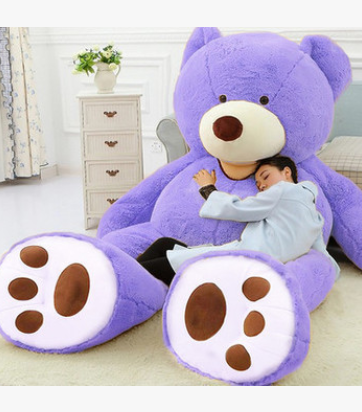 Giant Teddy Bear Plush Toy Huge  Soft Toys  Leather Shell - Premium Toys & Hobbies from Eretailer365.com - Just $13.88! Shop now at Eretailer365.com