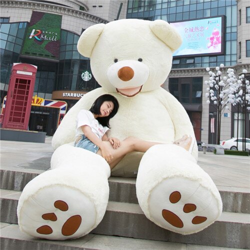 Giant Teddy Bear Plush Toy Huge  Soft Toys  Leather Shell - Premium Toys & Hobbies from Eretailer365.com - Just $13.88! Shop now at Eretailer365.com