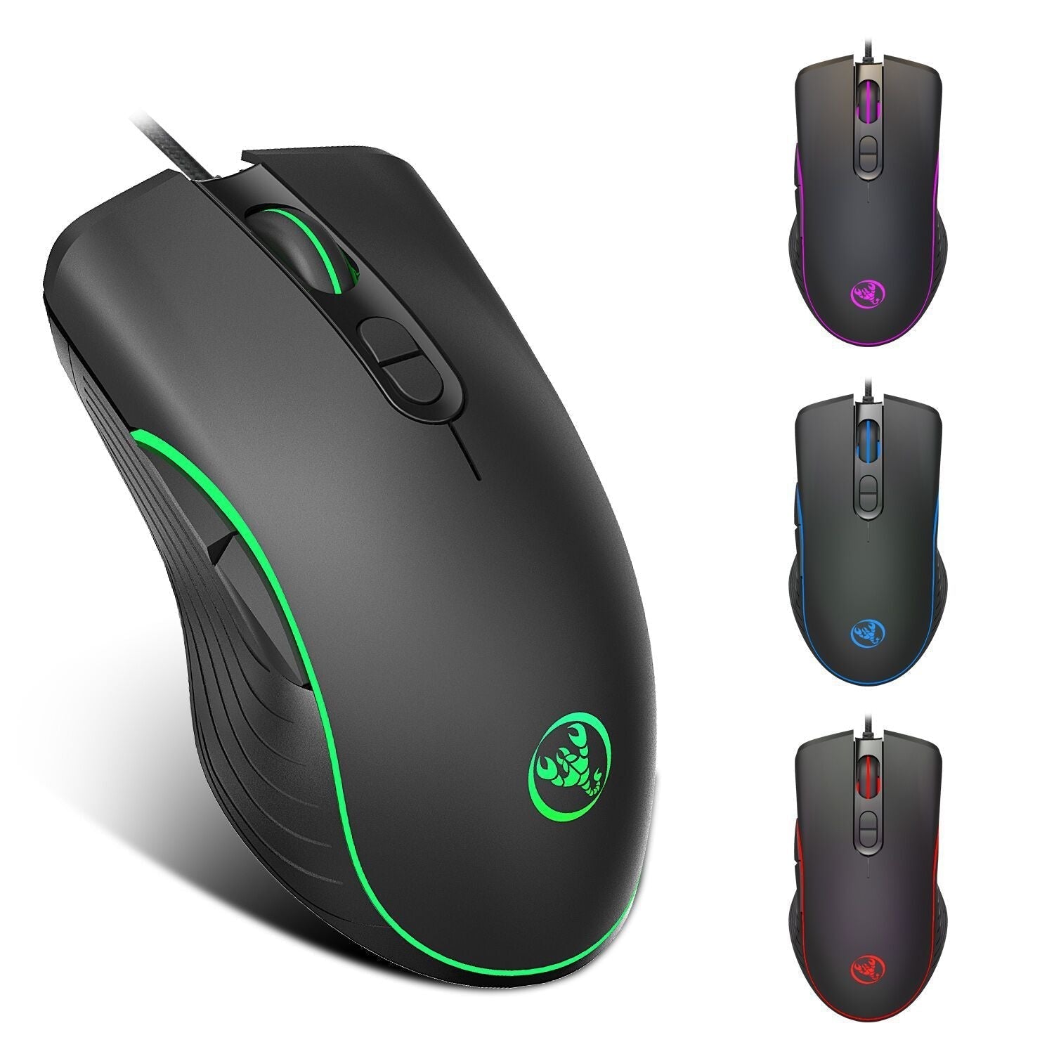 Glowing Gaming Mouse Gaming Wired Mouse - Premium 0 from Eretailer365.com - Just $21.40! Shop now at Eretailer365.com