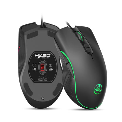 Glowing Gaming Mouse Gaming Wired Mouse - Premium 0 from Eretailer365.com - Just $21.40! Shop now at Eretailer365.com