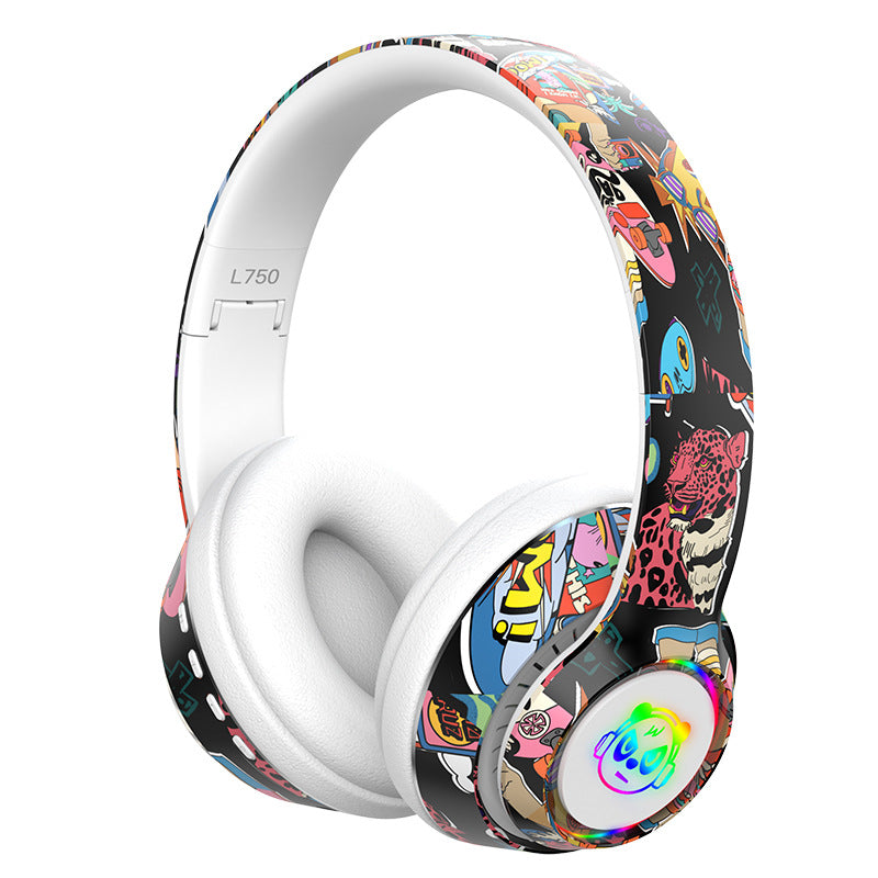 Graffiti Wireless Bluetooth Headset Mobile Phone Wireless Sports Gaming Headset - Premium Consumer Electronics from Eretailer365.com - Just $32.26! Shop now at Eretailer365.com