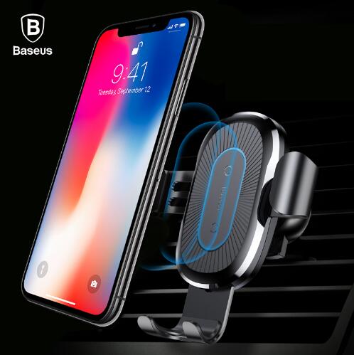 Gravity Bracket Wireless Charging Car Two-in-one Wireless Charging Bracket Charger - Premium 0 from Eretailer365.com - Just $62.27! Shop now at Eretailer365.com